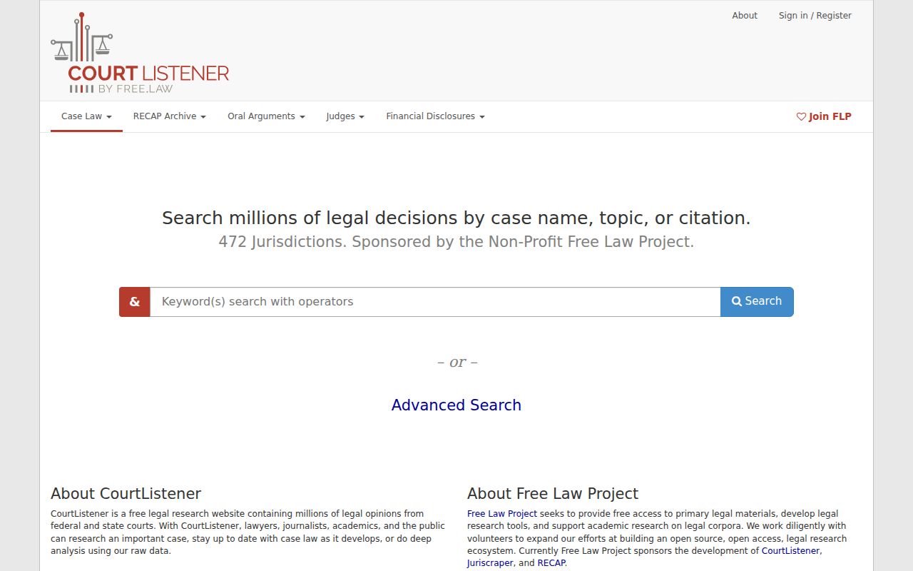 Eaton County court records federal docket discovery interface boundary
