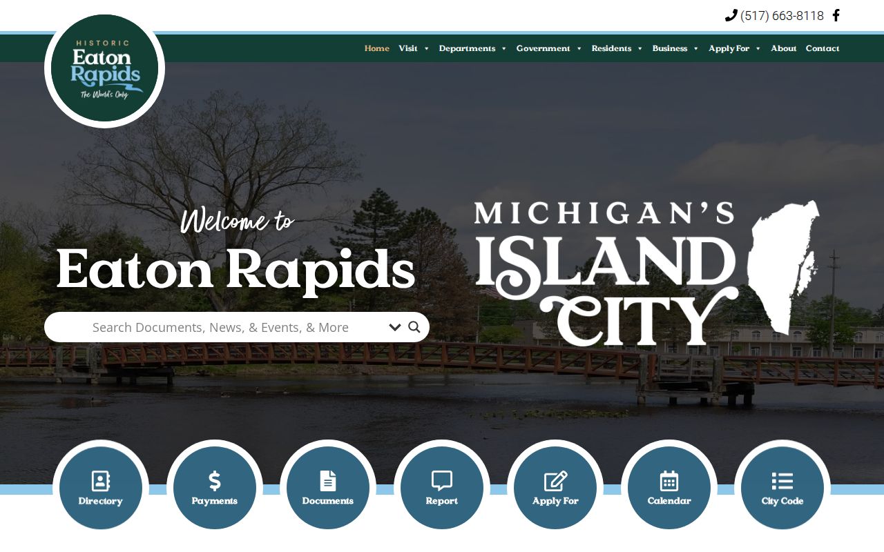 Eaton Rapids court records context from the official city government portal